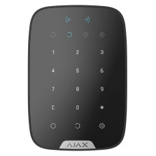 Беспроводная клавиатура с поддержкой защищенных бесконтактных карт и брелоков Ajax KeyPad Plus Black