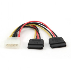 Cable Serial ATAx2 15 cm CC-SATA-PSY