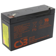 Battery for UPS CSB GP 6120 F2 (12Ah 6V)