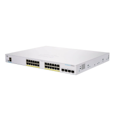 Коммутатор Cisco CBS250 Smart 24-port GE, PoE, 4x1G SFP