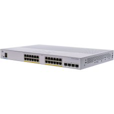 Коммутатор Cisco CBS350 Managed 24-port GE, PoE, 4x1G SFP