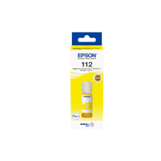 Ink Cartridge Epson C13T06C44A, 112 EcoTank Ink Bottle, Yellow