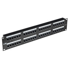 ITK 2U patch-panel cat.6 UTP, 48 port(Dual) with cable		