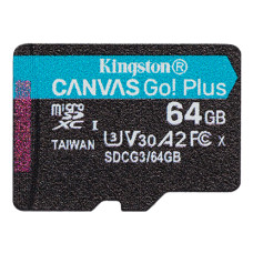 Kingston Canvas Go! Plus microSD, 64GB