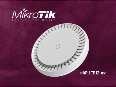 The new MikroTik cAP LTE12 ax Access Point