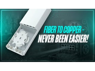 MikroTik Fiber-to-Copper IP55 Converter with Smart Management