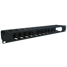 1U 19" Rack Mount Horizontal Cable Management