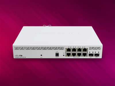 New device CSS610-8P-2S+IN from MikroTik!