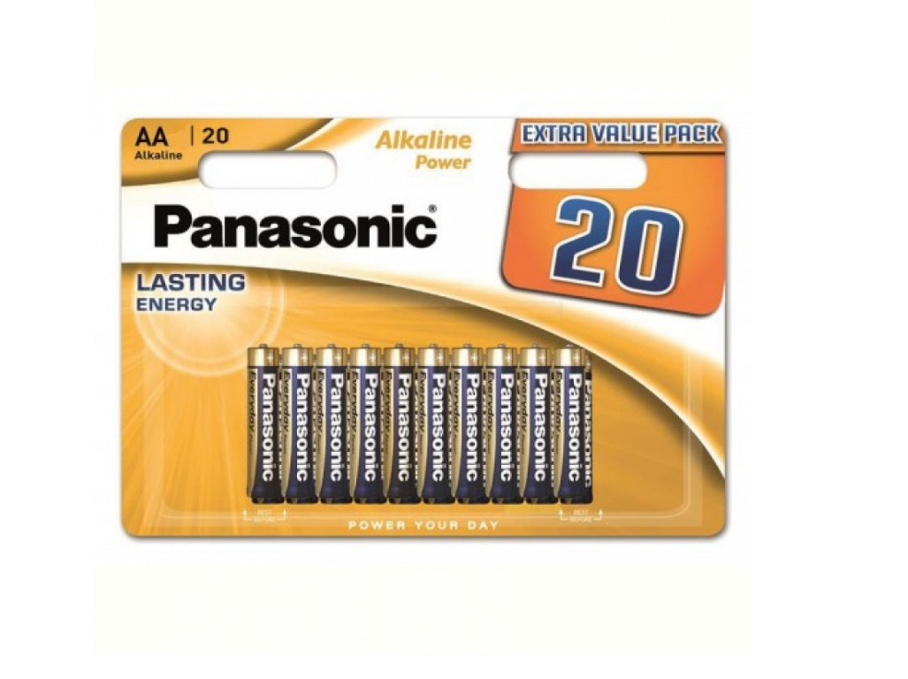 Battery Panasonic Alkaline Power Aa Blister Alkaline Lr Reb